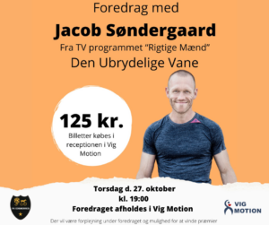 overholdelse Cape formel Foredrag med Jacob Søndergaard – Vig Motion